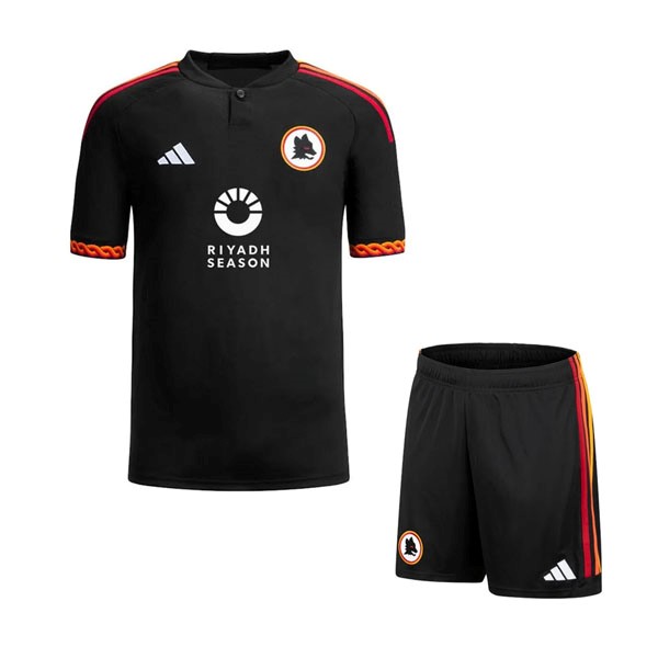 Camiseta AS Roma Replica Tercera Ropa Niño 2023/24